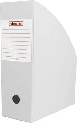 Produktbild von Weißer Dokumentenbehälter, 10 cm – Biurfol