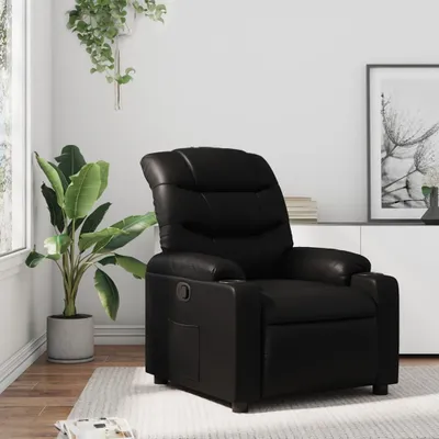 Produktbild von Cloris DesignMöbel Relaxsessel Schwarz Kunstleder , Klassische Sessel 2024 Neu