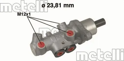 Produktbild von METELLI 05-0536 Bremszylinder Hauptbremszylinder für VW Golf IV Schrägheck (1J1) Golf IV Variant (1J5) für AUDI A3 Schrägheck (8L1) TT Coupe (8N3)