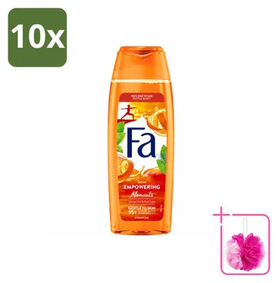 Zdjęcie produktu dla 10 sztuk żelu pod prysznic Fa "Empowering Moments" - 250 ml - zestaw ekonomiczny