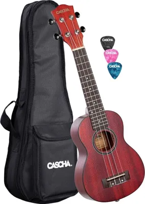 Produktbild von Cascha HH 2263 Premium Red Sopran Ukulele
