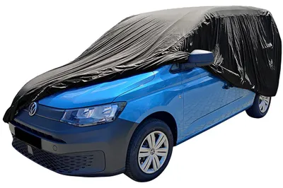 Image de Housse de voiture extérieure adaptée à Volkswagen Caddy Noir Imperméable et