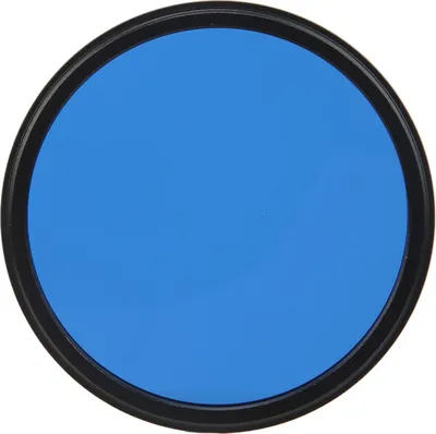 Image de filtre d'objectif 52 mm, verre optique, appareil photo pour les appareils photo numériques Nikon Fujifilm de la série Bleu