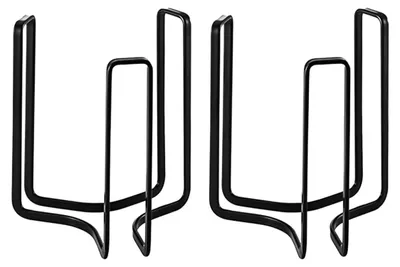 Schüsselhalter 2er-Set, Abtropfgestell, Küchenorganizer, Schwarz