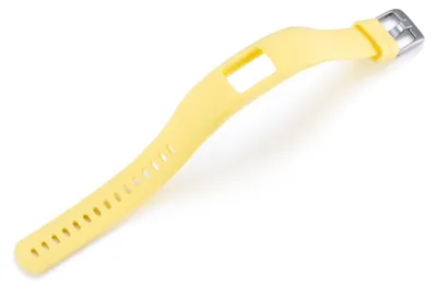 Produktbild von By Qubix Silikon Sportarmband - Gelb - passend für Garmin Vivofit 4