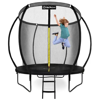 Produktbild von Kindertrampolin 244 cm mit Netz und Leiter – robust und wetterfest