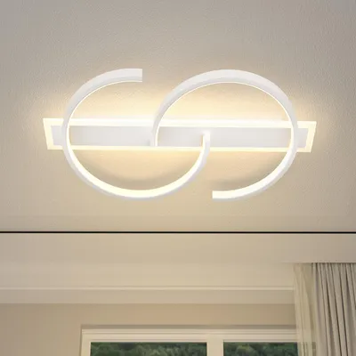 Obrázek produktu pro Dimmovatelná LED stropní svítidlo bílé 45W s dálkovým ovládáním pro ložnici a obývací pokoj