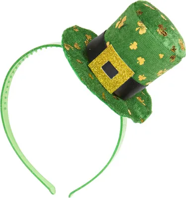 Produktbild von St. Patrick's Day Grüner Hut Stirnband Irland Kostümball