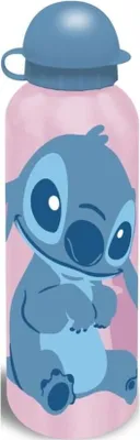 Zdjęcie produktu dla Aluminiowa butelka do picia dla dzieci Lilo & Stitch 500 ml różowa