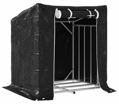 Immagine prodotto di vidaXL Porta legna con copertura antipioggia 100,5x80,5x110,5 cm