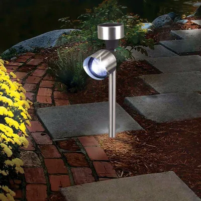 Produktbild von Solarlampe Spotlight LED Außenbeleuchtung Leuchte Licht Garten Erdspieß Laterne