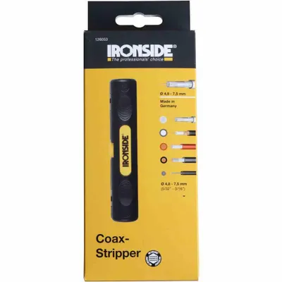 Produktbild von IRONSIDE Koax-Abisolierer 85 mm D:4,0-7,5mm, Rundk.3x0,75