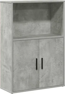 Obrázek produktu pro vidaXL Regál na knihy betonový šedý 60x24x85 cm materiál na bázi dřeva