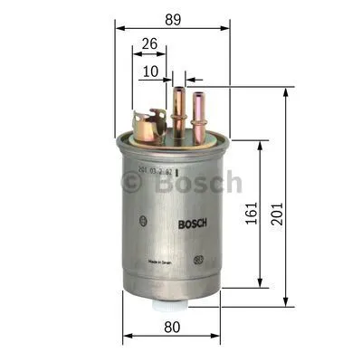 Produktbild von Bosch Kraftstofffilter  0 450 906 376