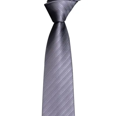 Produktbild von Herrenkrawatte, Businesskrawatte, Arbeitskrawatte, formelle Krawatte für besondere Anlässe, gestreift, seidig glatt, knitterfrei, verstellbar, leicht, passend zu Kleidung, Partykrawatte, Hochzeitskrawatte