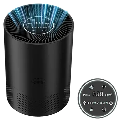 Obrázok produktu pre Čistička vzduchu, HEPA filter, generovanie záporných iónov, 360° nasávanie vzduchu, inteligentné ovládanie cez aplikáciu, spotreba energie 30 W