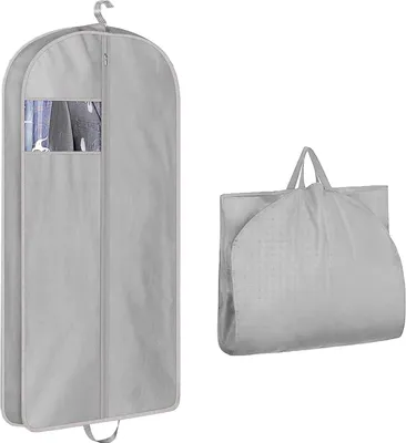 Obrázek produktu pro Skládací stojan na oblečení, rozměry 60 x 153 cm, voděodolný a prachotěsný, vhodný pro kabáty a košile