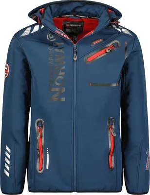 Produktbild von Geographical Norway Herren Softshell Marine WY2001H/GN/Navy / Red Grösse L