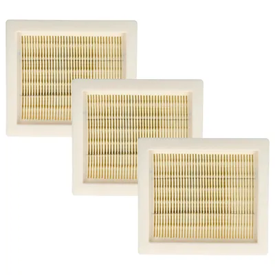 Produktbild von vhbw 3x Flachfaltenfilter kompatibel mit Worx WX031, WX031.9 Staubsauger