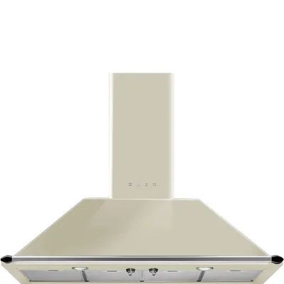 Produktbild von Smeg KT110PE Inselhaube, Wand-/Schrankmontage, Abluft/Umluft, max. 820 m³/h, 110 cm Breite, Metall-Filter, 4 Gebläsestufen, 63 dB