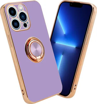 Image de Cadorabo Housse de protection pour Apple iPhone 13 PRO MAX Housse en violet Etui Case Cover protection pour appareil photo support magnétique pour voiture