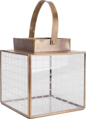 Produktbild von TrendLine Laterne Metall 15 x 14 cm gold