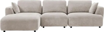 Produktbild von Ecksofa - Ecke links - Stoff - Beige - TINDRALO