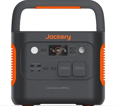 Produktbild von Jackery Explorer 1000 Plus, 1264Wh Tragbares Powerstation mit LiFePO4 Akku 2000W Leistung, Erweiterer Solarspeicher für Outdoor Camping RV Notfälle