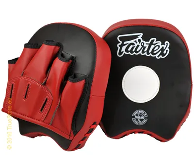 Obrázok produktu pre Rukavice Fairtex Short Focus Mitts (FMV14), farba čierna/červená