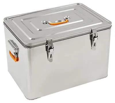Image de Boîte isotherme en acier inoxydable avec couvercle