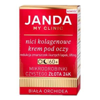 Zdjęcie produktu dla Janda My Clinic Nici Kolagenowe Krem do twarzy pod oczy 60+ 15 ml