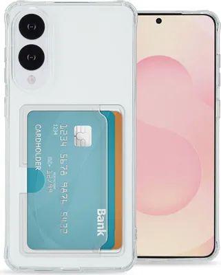 Obrázok produktu pre imoshion Mäkké zadné puzdro s držiakom kariet pre Samsung Galaxy S25 Edge - Transparentné