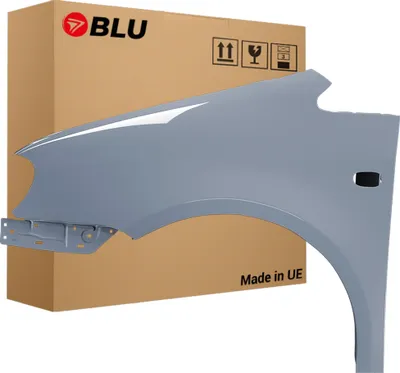Immagine prodotto di BLU Parafango compatibile con VW Volkswagen Caddy III 3 2K LD7X Sinistra Grau PlatinGrau | 2004-2010 | Anteriore | Verniciato | Pronto per il montaggio | Acciaio