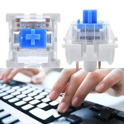 Obrázek produktu pro Balení 10 modrých spínačů klávesnice – mechanické spínače pro RGB klávesnice
