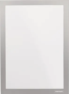 Zdjęcie produktu dla magnetoplan 1132232 2 ramka magnetyczna magnetoplan samoprzylepna Magnetofix srebrna A5