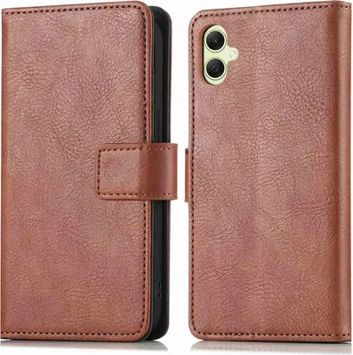 Zdjęcie produktu dla imoshion Luxe Bookcase dla Samsung Galaxy A05s - brązowy