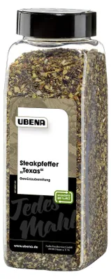 Produktbild von Ubena Steakpfeffer Texas Gewürzzubereitung pikante Schärfe 600g