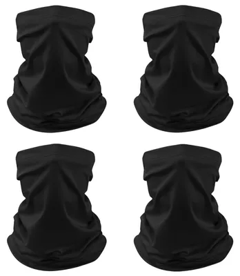Productafbeelding van Nekwarmer bandana - Winddicht - Heren - Lichtgewicht - 4 stuks