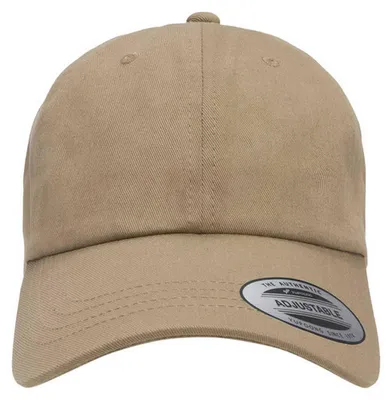 Image de Casquette de baseball Yupoong « The Classic » profil bas FK2311 (taille unique) (kaki-marron)