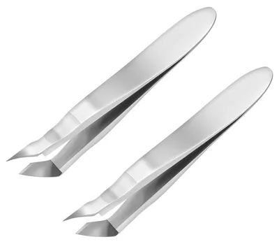 Produktbild von Nagelhautzange Edelstahl Silber 2 Stück