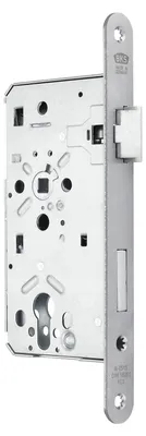 Produktbild von SOTECH Türschloss Typ 3 Profilzylinder DIN rechts – Einsteckschloss, Dornmaß 55 mm, Stulp 24 mm Metall, Falle & Riegel