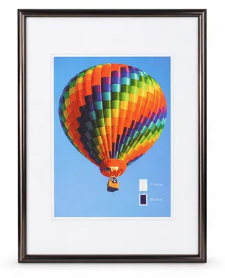 Produktbild von Ideal Life Kunststoff Bilderrahmen Wanddeko Collage Poster Bilder Foto Rahmen - Farbe: Stahl | Format: 29,7x42 DIN A3