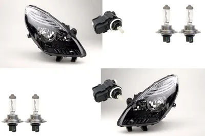 Zdjęcie produktu dla Johns, reflektory pasujące do Renault Scenic III 09-11 z zestawem H7 lewy + prawy z serwomotorem