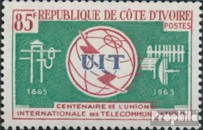 Produktbild von Briefmarken Elfenbeinküste 1965 Mi 283 (kompl.Ausg.) postfrisch Internationale Fernmeldeunion