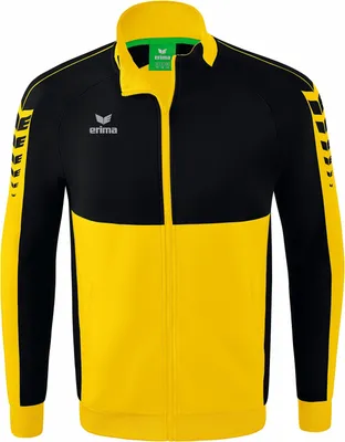 Produktbild von Erima Six Wings Worker Jacke Gelb/Schwarz Junior - 128