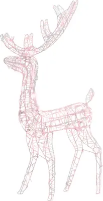 Obrázok produktu pre Vianočná dekorácia, akrylový sob 140 LED 120 cm, teplá biela
