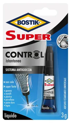 Immagine prodotto di colla 'super control' bostik 3 gr