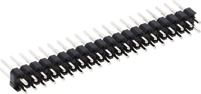 Produktbild von Stiftleiste - 2*20 Pins, 2.54mm Rastermaß, schwarz