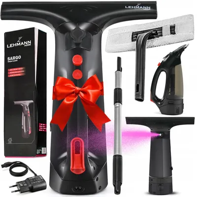 Produktbild von Fensterreiniger Lehmann Sargo 2-in-1 mit Teleskop und Sprühflasche
