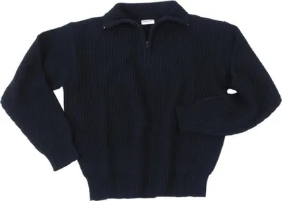 Produktbild von MFH Pullover, "Troyer", mit Reißverschluss, schwarz